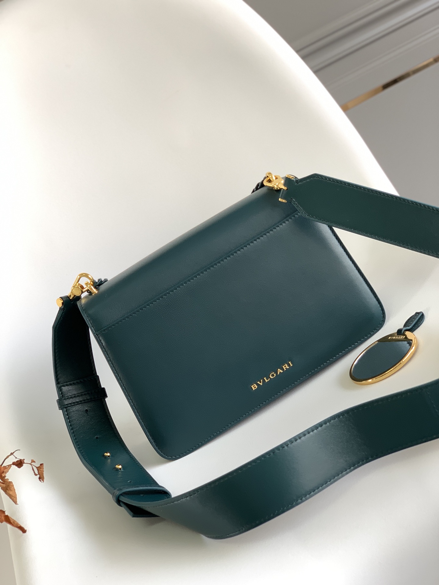 Bvlgari Serpenti Forever Medium Crossbody Bag Dark Green